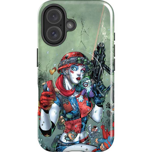 DC Comics Harley Quinn Little Black Book Cover#47 New 52 Art by Jim Lee iPhone 16 Plus Magsafe Impact Case